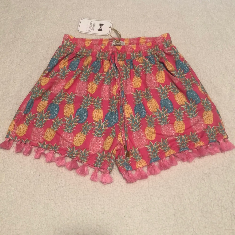 Simply southern tassel shorts